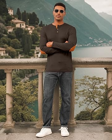 henley shirts for men