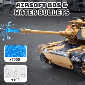 1/18 remote control tank that shoots