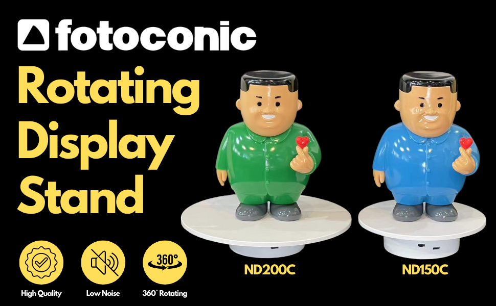 fotoconic 7.87 Inches/20cm Motorized Rotating Display