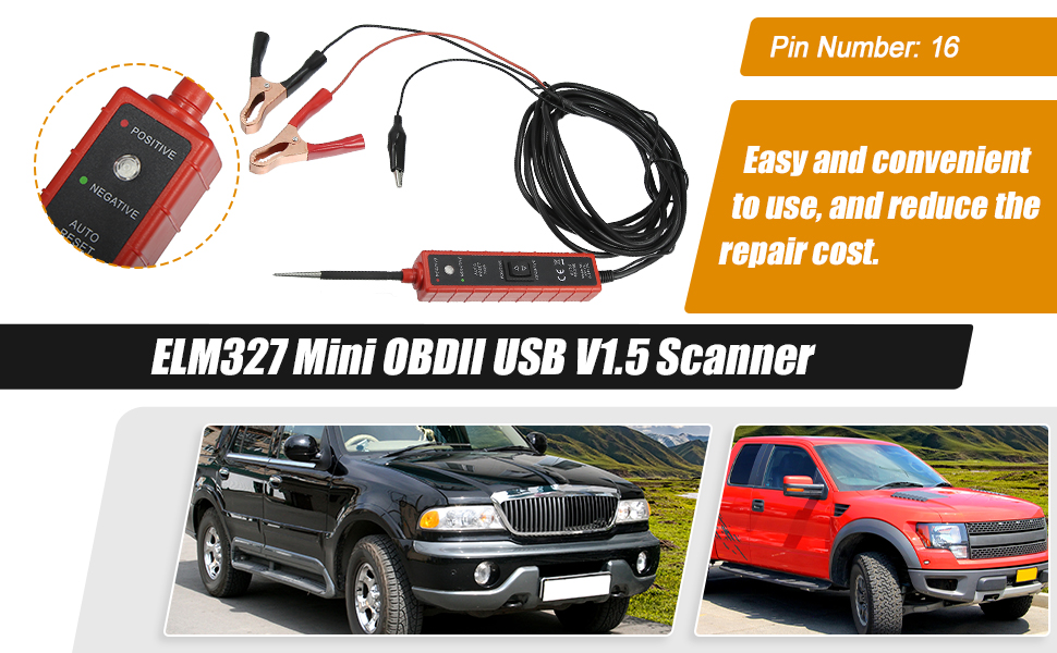 X AUTOHAUX Automotive Electrical System Tester EM285 Car