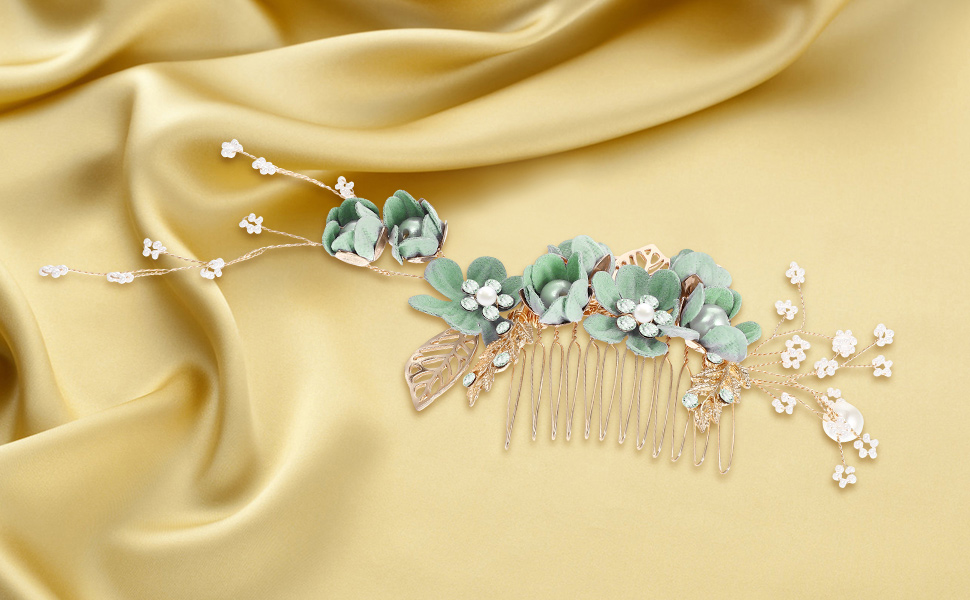 light green hair accessories