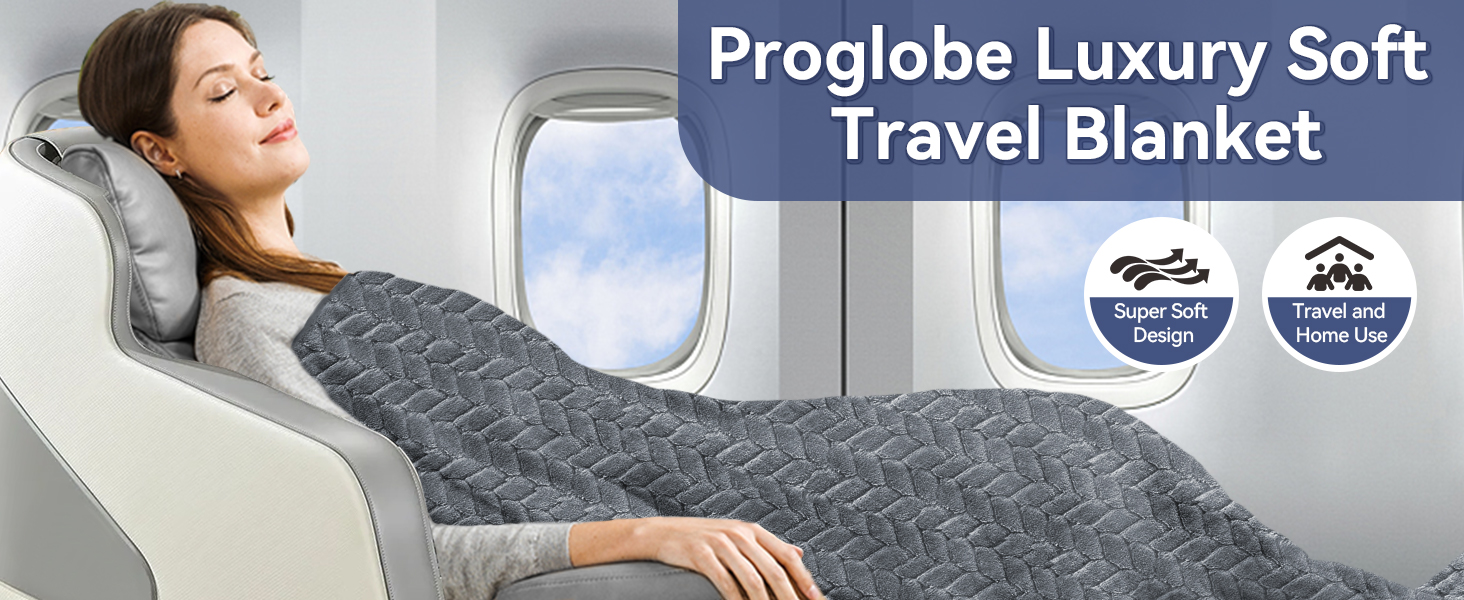 Travel blanket for both travel and home use in extra soft material