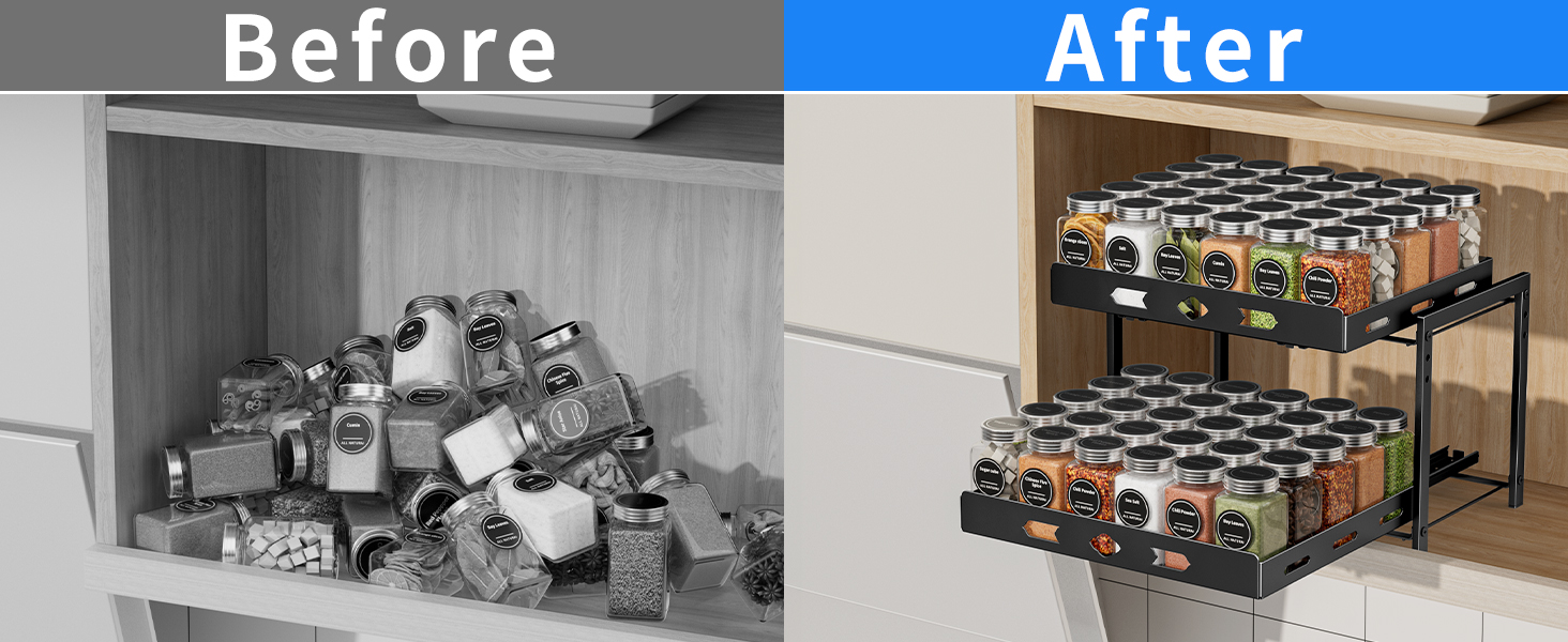 spice rack for cabinet