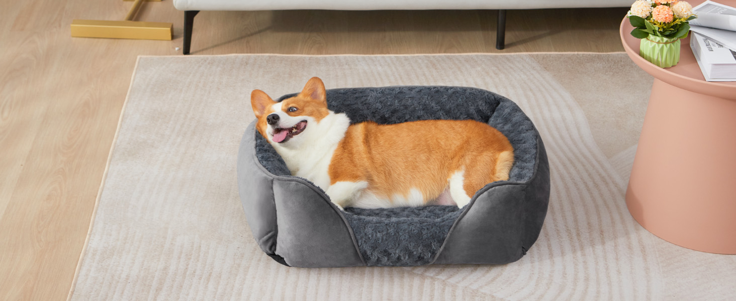 Hundebett Waschbar Flauschig Hundekorb
