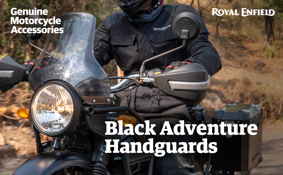 Black Adventure Handguards for Himalayan