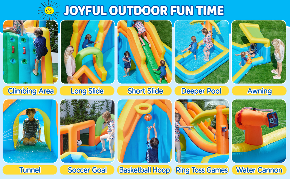 11-in-1 Inflatable Water Slide