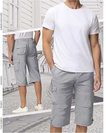 KEFITEVD Herren Cargo Shorts Baumwolle Gummibund Multi Taschen Sommer Hose Lässig 124f4d96 5fe9 44c4 Bafd 281e7f8bae56. CR0,49,2000,2503 PT0 SX362 V1