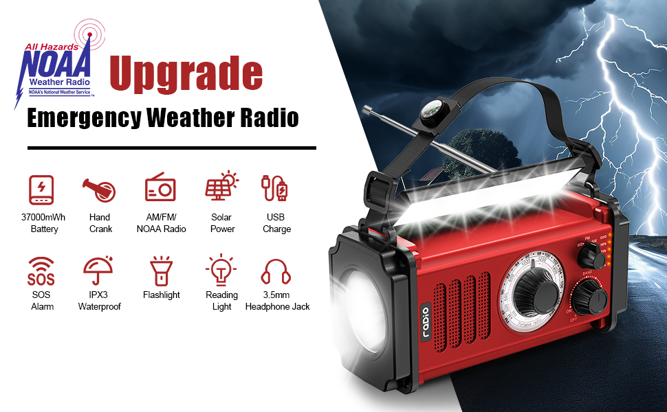emergency crank radio