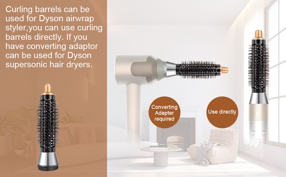 Fixbetter Ronde borstelkam voor Dyson Airwrap HS01 HS05 krultang, accessoires, styler