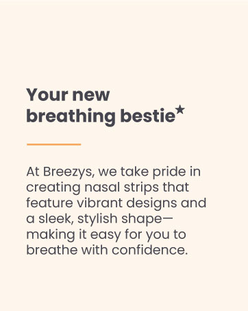 Text that reads "your new breathing bestie"