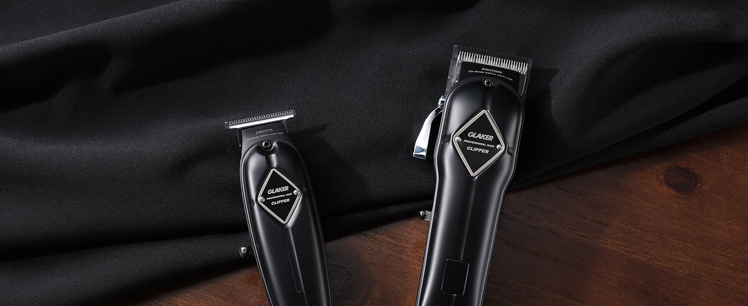 GLAKER Professional Hair Clippers for Men Cordless Hair Clippers and