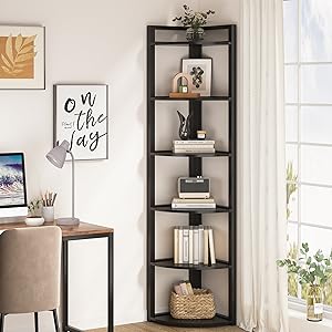 Amazon.com: LITTLE TREE 6-Tier Corner Shelf, 70.86