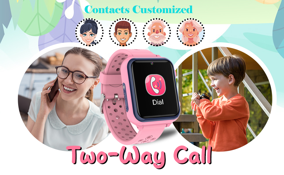 Retysaz Smartwatch Kinder, Spiele, Telefon für Mädchen und Jungen