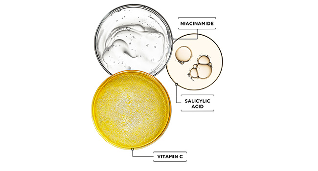 Vitamin C Ingredients Niacinamide Salicylic Acid