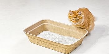 Disposable Cat Litter Box Paper Cat Litter Tray Pet Travel Small Animal Clean Sifting Potty