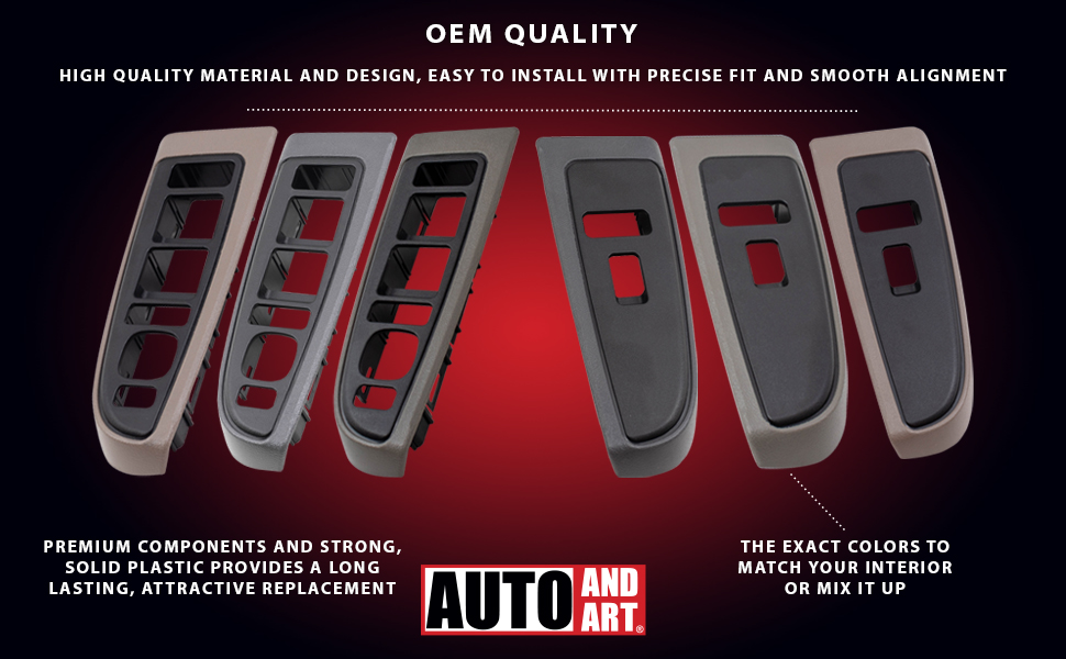 Brock Replacement 5 Piece Set Ignition Switch Actuator Rack