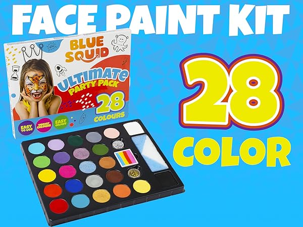 face paint kit for kids face painting set childrens paint art facepaint facepainting gift for kids