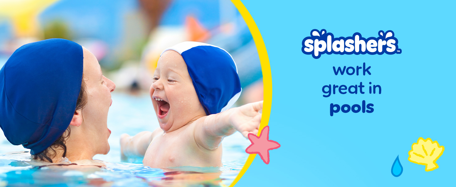Splashers work great in pools