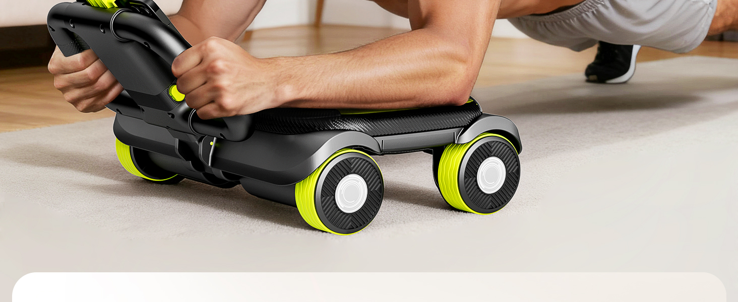 EAST MOUNT Ab Roller Wheel - Ab Roller with Elbow Support for Core Workout Home Gym Equipment