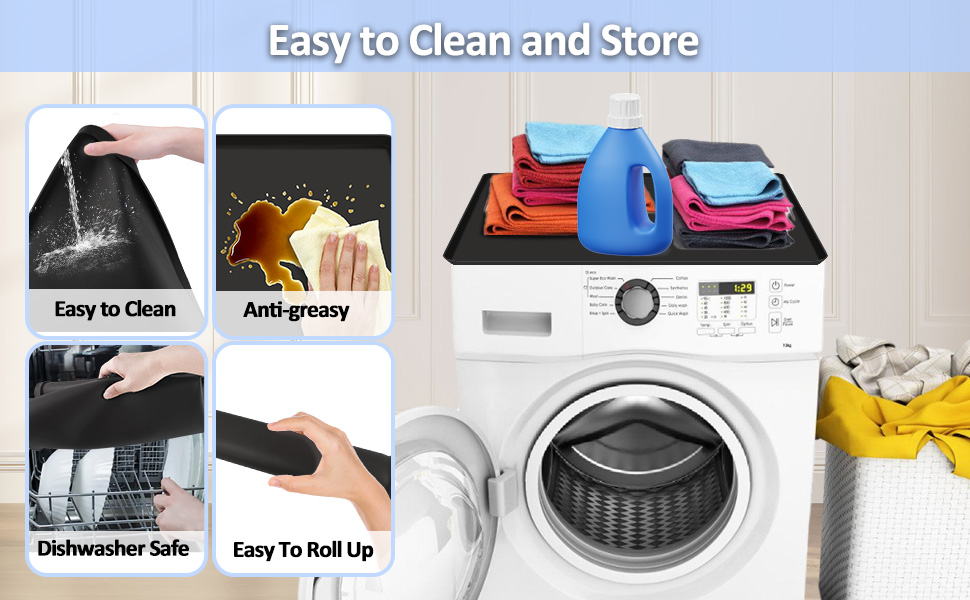 washer and dryer top protector