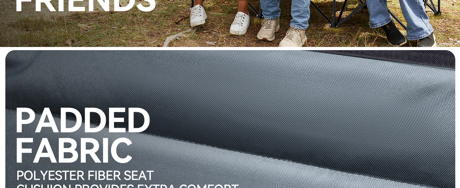 3 person camping chair 