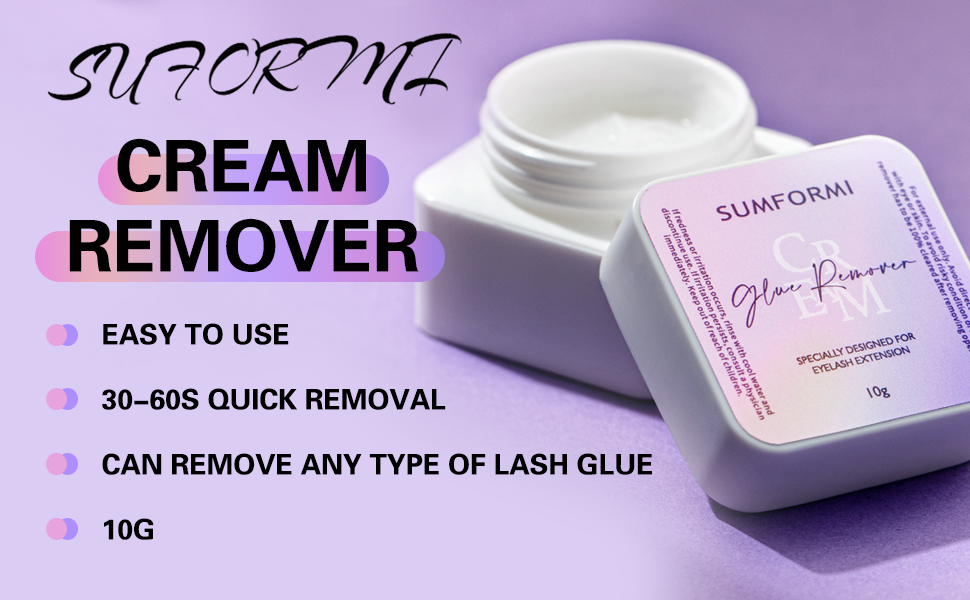Eyelash Extension Remover Cream Lash Remover 3060s Fast and Safe Dissolve Lash Glue Remover