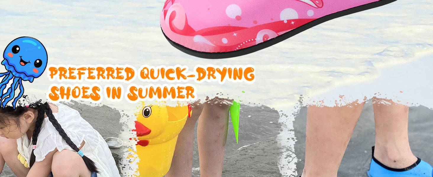 Badeschuhe Kinder Wasserschuhe,Schwimmschuhe Strandschuhe Barfußschuhe Jungen Mädchen Aquaschuhe 