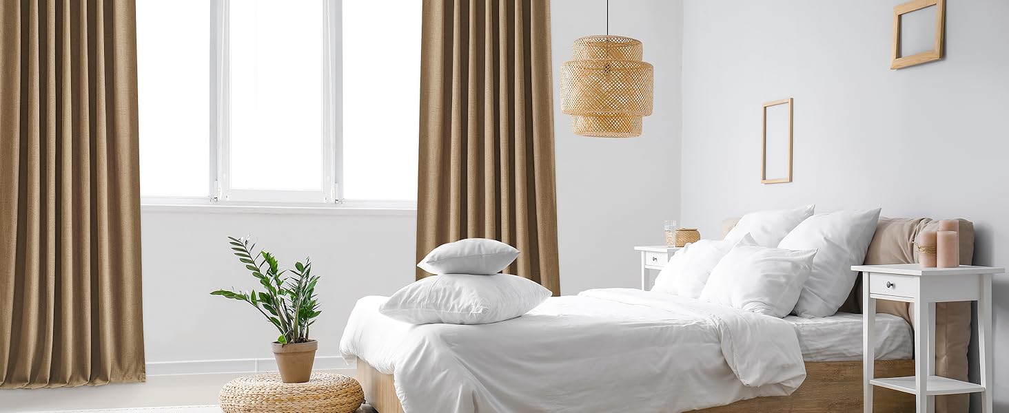 bedroom blackout curtains