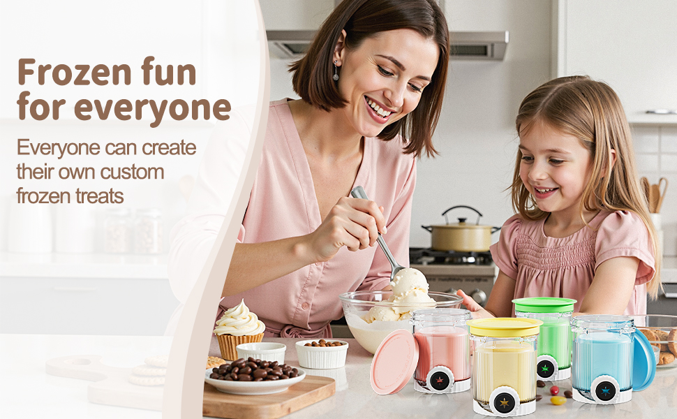 Everyone can create their own custom frozen treats