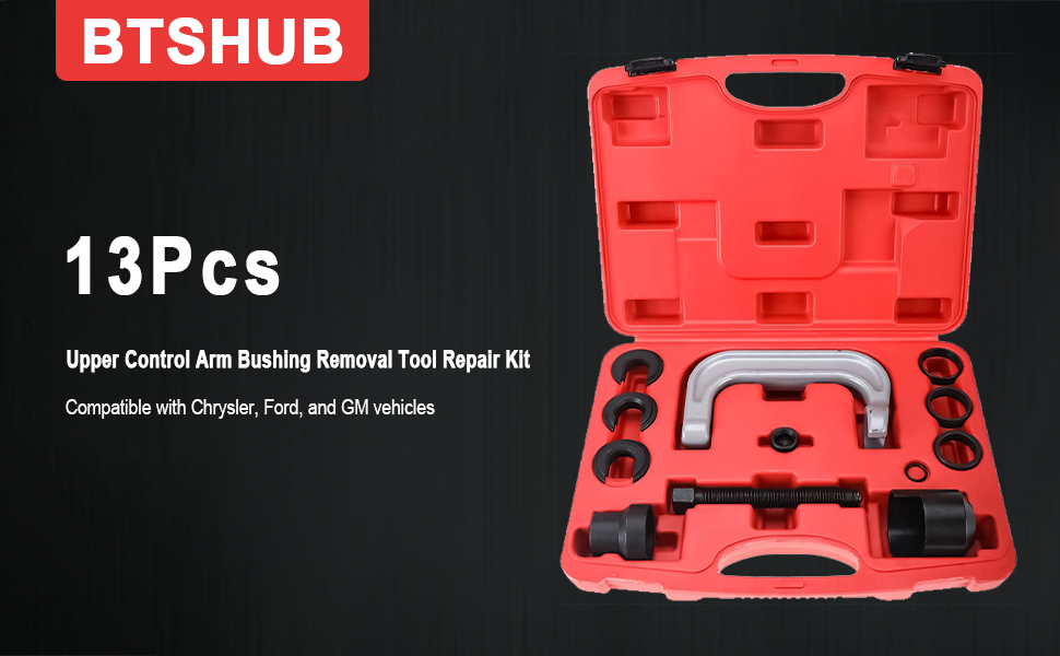BTSHUB 13Pcs Upper Control Arm Bushing Removal Tool Repair