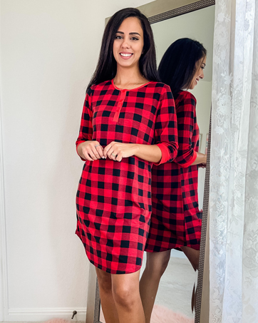 Plaid Nigthdress
