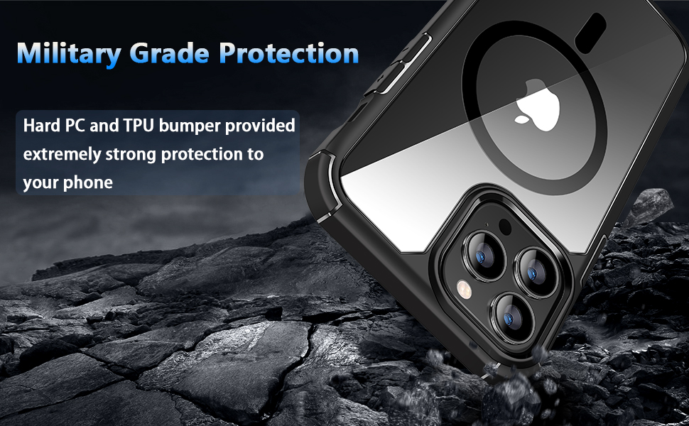 Amizee Case Compatible with iPhone 14 Pro Case with MagSafe] with Screen