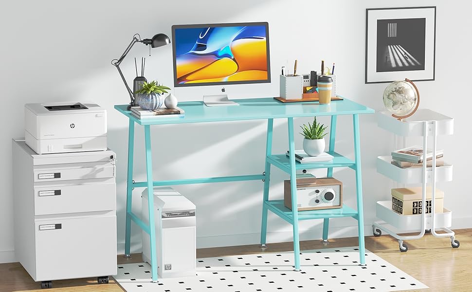 home office computer desk 43 inch study desk