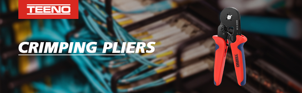 Pince à Sertir Outil De Sertissage AWG23-7/0.25-10mm² TEENO, Electriques Connecteurs à Sertir Pince électricien Professionnel 8 Pince à Sertir Outil de Sertissage