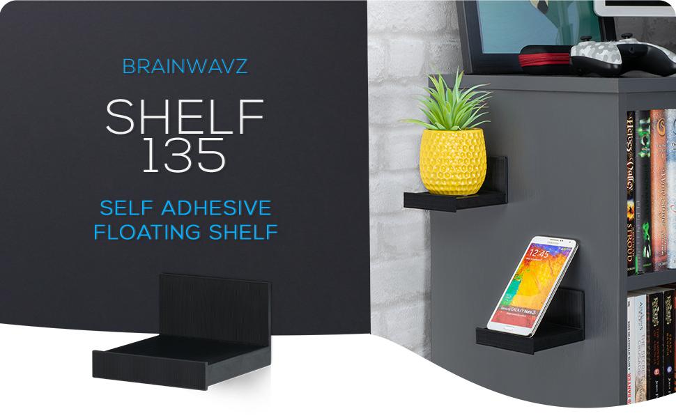 Shelf 135(4") - Black - ASIN B08113SP7G