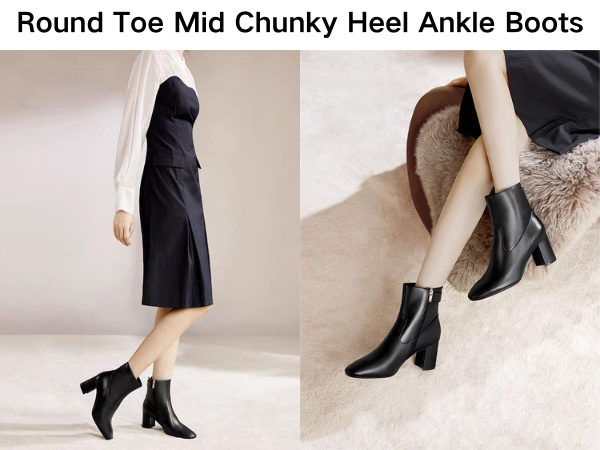 (サイズ36 )ブーティUN Bootie Mid Ⅱ Black（ほぼ新品） サイズ36 )ブーティUN Bootie Mid Ⅱ Black（ほぼ新品） 靴