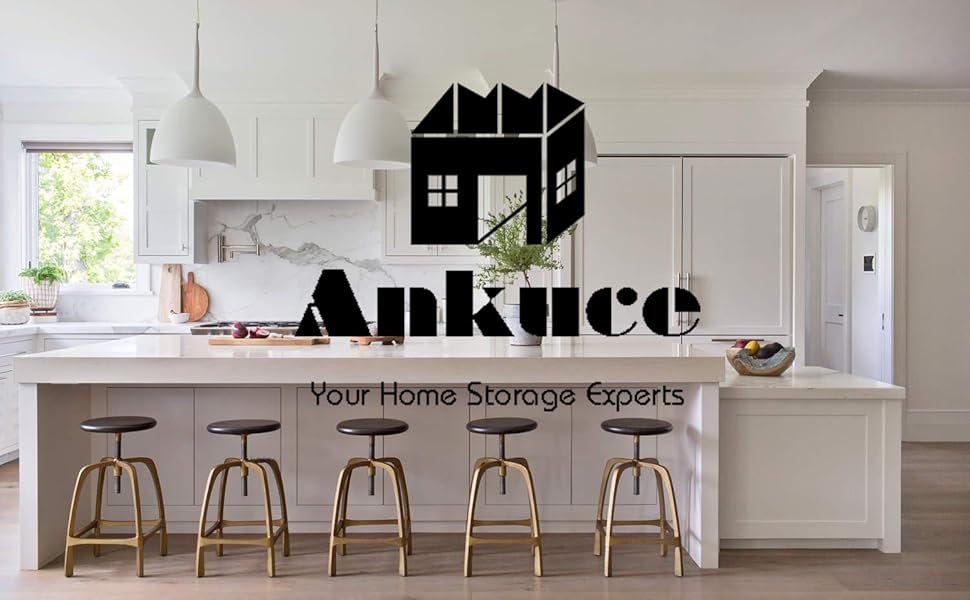 Ankuce 8 PACK Hanging Under Shelf Storage Basket Kitchen Organizer Storage