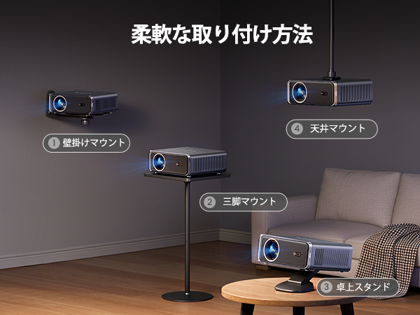 ミ*タ様 プロジェクター 4k 20WDoIby対応 1000ASNI高輝度 W プロジェクター 4k 20WDoIby対応 1000ASNI高輝度 WiFi6 - メルカリ