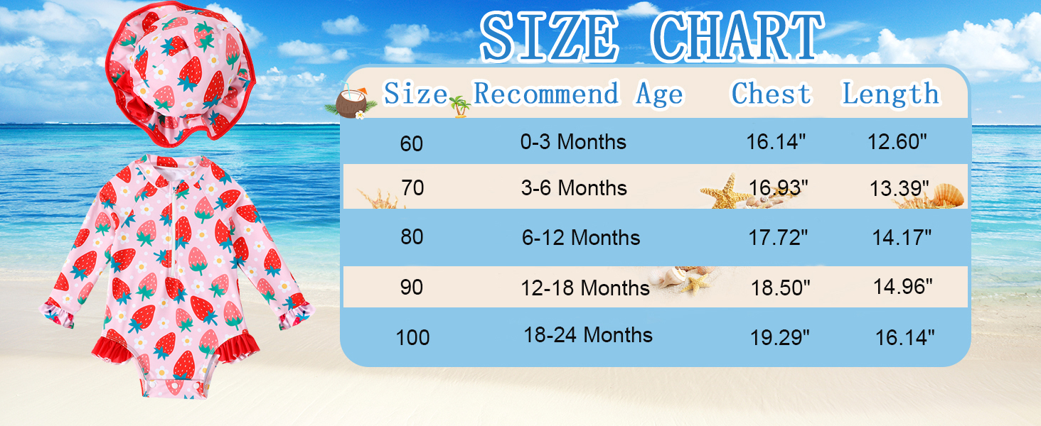 baby girl rashguard swimsuit