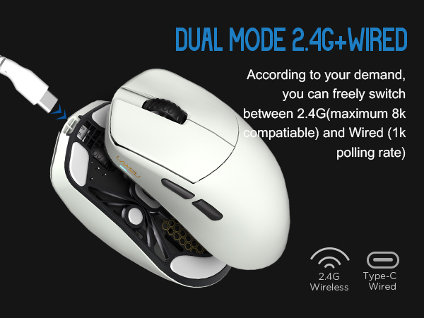 LAMZU MAYA Xホワイト Amazon.com: Lamzu Maya X Wireless Gaming Mouse, Ultra