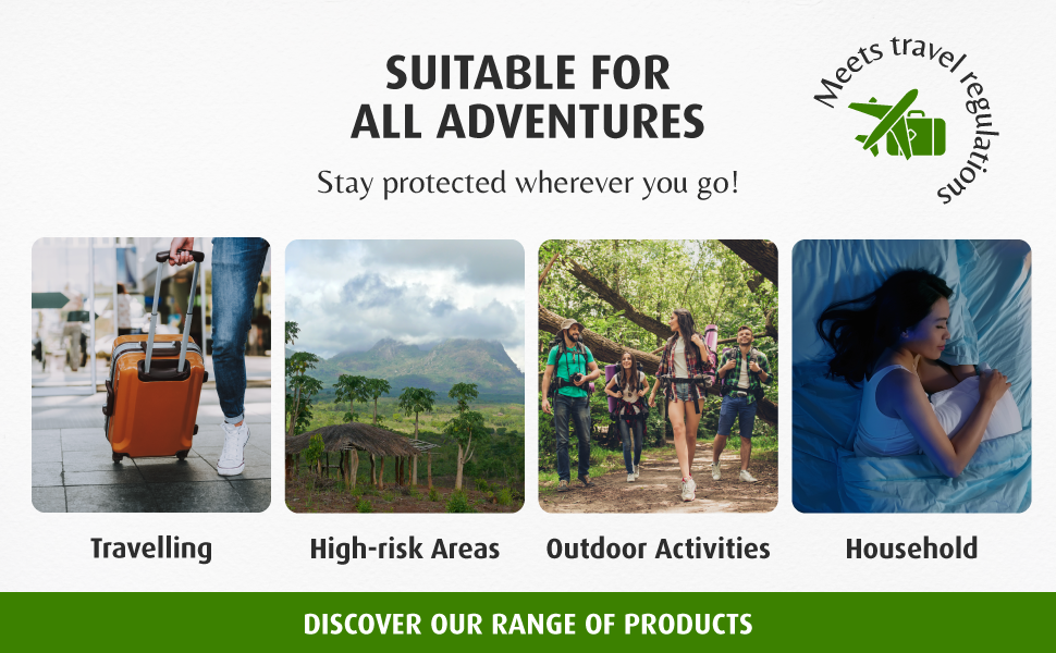 Theye mosquito repellent bugs spray 100ml 18ml travel friendly mosquitos bedbugs