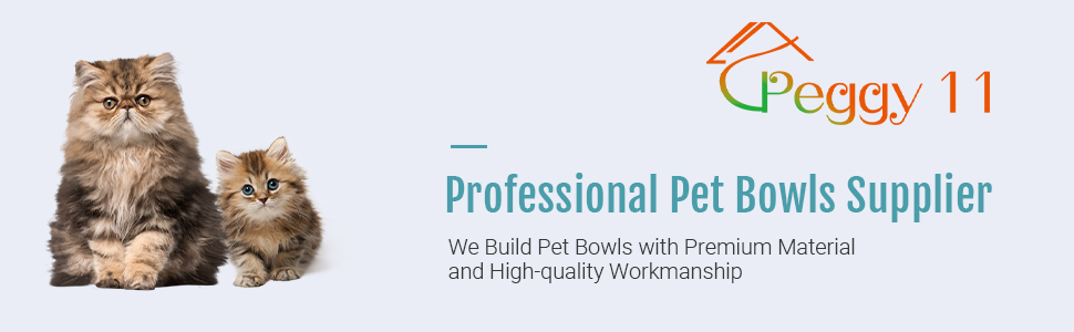 PEGGY11 Stainless Steel Cat Bowl