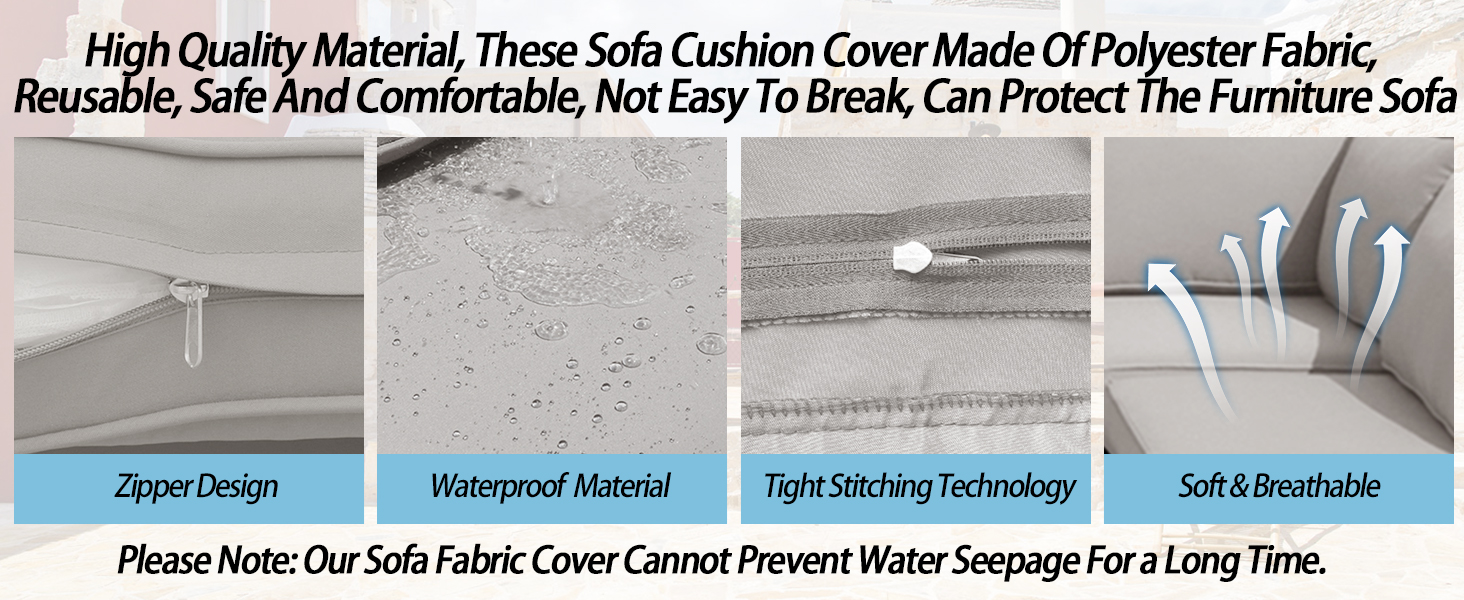 Patio Cushion Covers Replacement Cushion Covers
