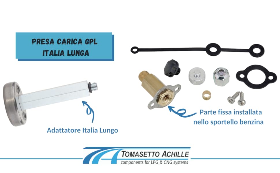 Tomasetto Achille Adattatore GPL Dish Lungo GD-MVAT3302.15 : Amazon.it ...