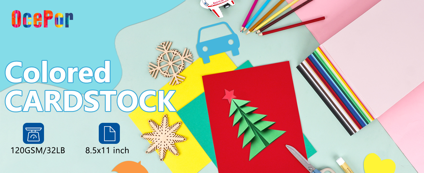 168 Sheets Colored Cardstock 28 Colors, 8.5x11 Color