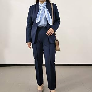 Amazon | [アオキ] 洗えるスーツ パジャマスーツ パンツ