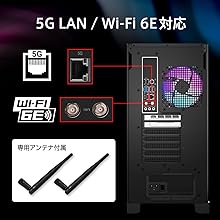 ＜5G LAN / Wi-Fi 6E対応＞