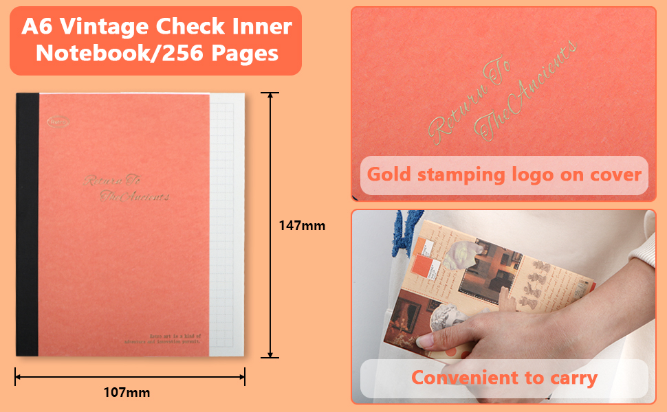 Kit Scrapbooking Vintage SUPRBIRD 136 Pezzi - Quaderno A6, Carta, Adesivi Per Journaling Fai Da Te