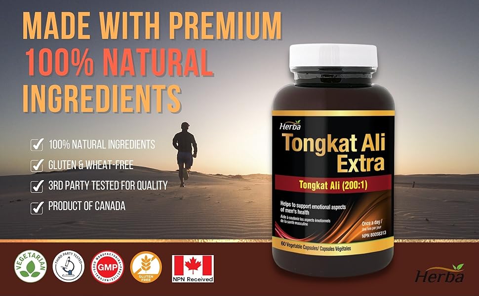 Herba Tongkat Ali Supplement for Men 2001 Extract 10,000mg Raw Tongkat Ali Equivalent 60 Herba Tongkat Ali Supplement for Men 2001 Extract 10,000mg Raw Tongkat Ali Equivalent 60
