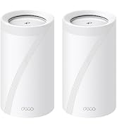 TP-Link Deco BE17000 Tri-Band WiFi 7 Mesh System (Deco BE75) - 8-Stream, 17 Gbps, 200+ Device Con...